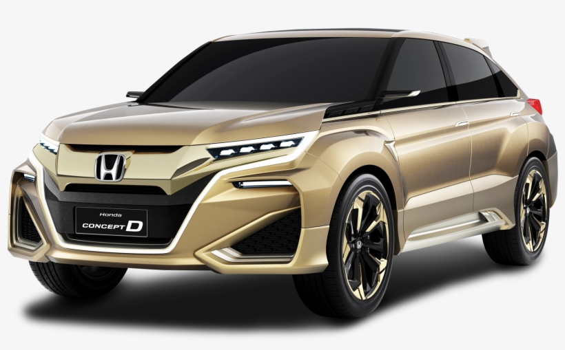 Gold Honda Concept D Car Png Image - Concept D Honda, transparent png