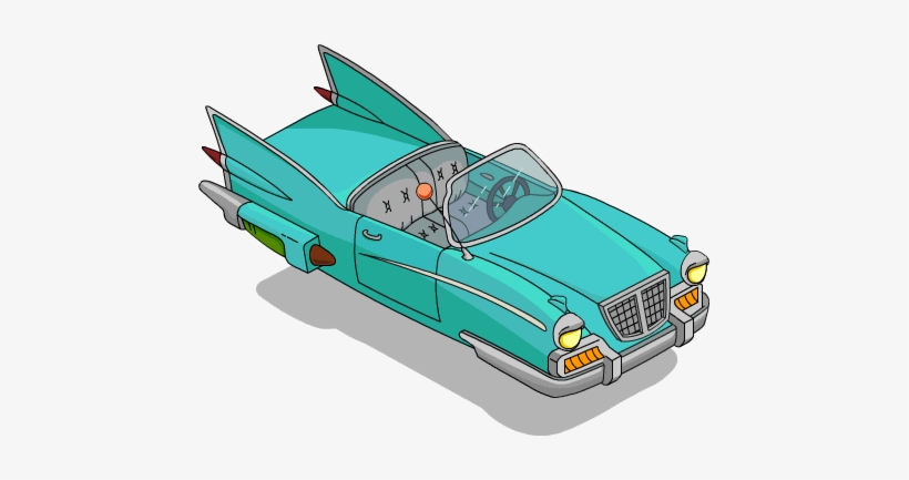 Simpson's Hover Car Menu - Simpsons Tapped Out Vehicles, transparent png