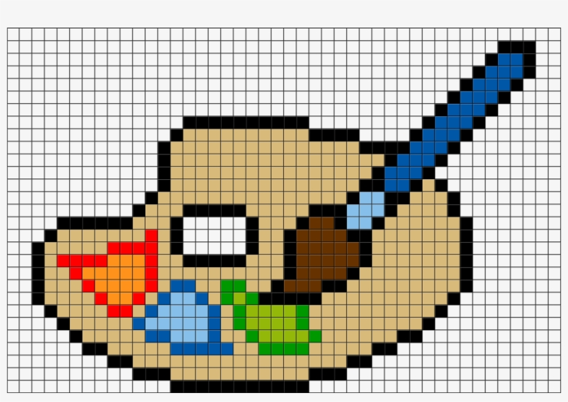 Paint Brush Cross Stitch, transparent png