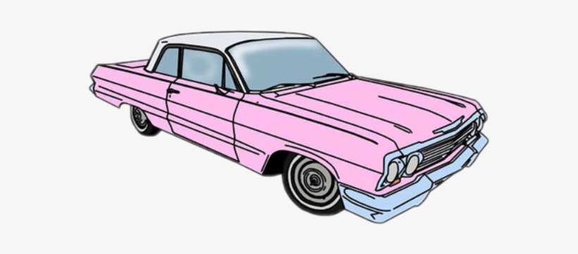 Report Abuse - Vaporwave Car Png, transparent png