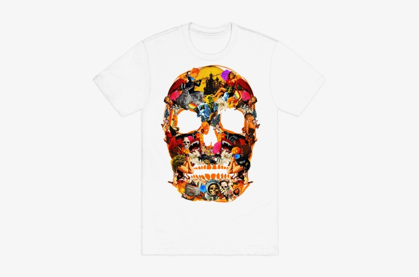 Vintage Skull - Alice In Wonderland Tshirts, transparent png