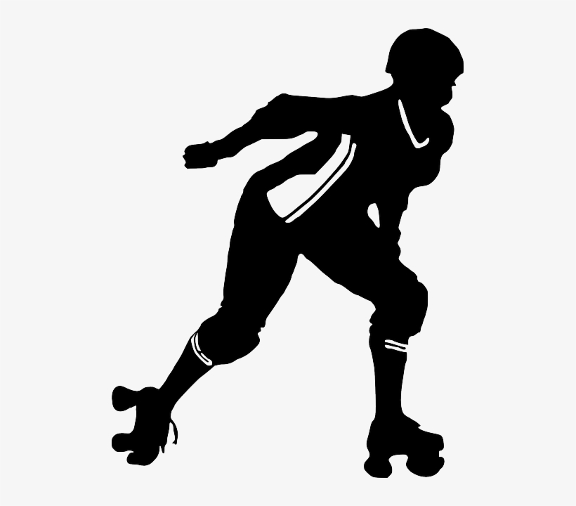 Skates - Roller Derby Clip Art Free, transparent png