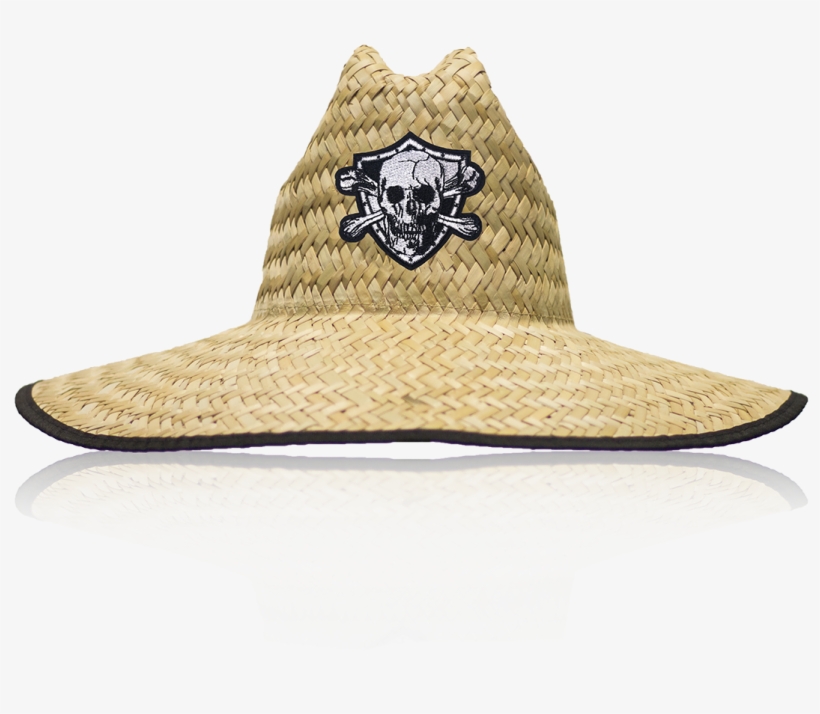 Skull & Bones Straw Hat - Sa Company Straw Hat, transparent png