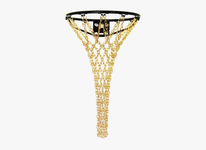 Pimpin' The Rim Love And Basketball, Basketball Art, - Gold Chain Basketball Net, transparent png