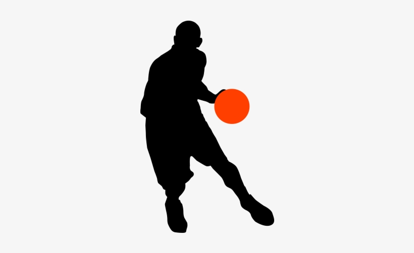 Basketball Boy Silhouette Png, transparent png