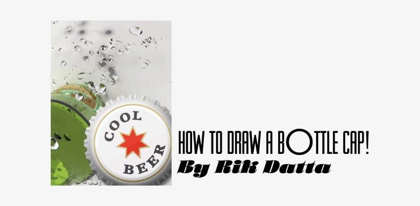 How To Draw A Bottle Cap By Rik Datta - Draw A Bottle Cap, transparent png