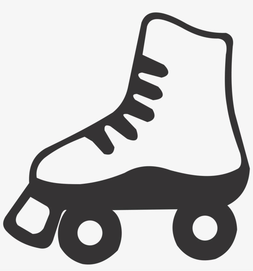 Roller Skate Black And White Roller Skate Clip Art 1211x1238 PNG