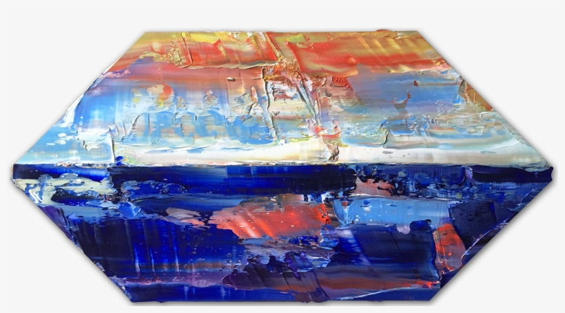 Heart Of The Ocean Oil Painting - Painting, transparent png