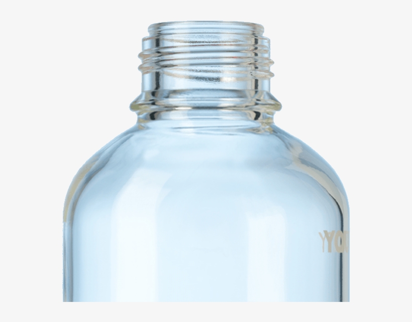 No Playing Around - Glass Bottle With Threads, transparent png