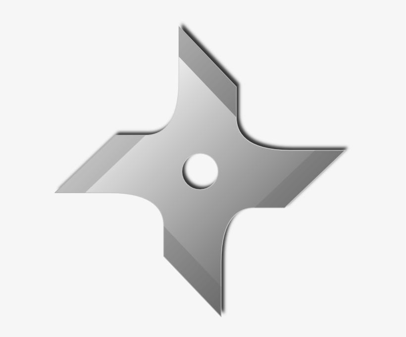 Small - Shuriken Clipart, transparent png