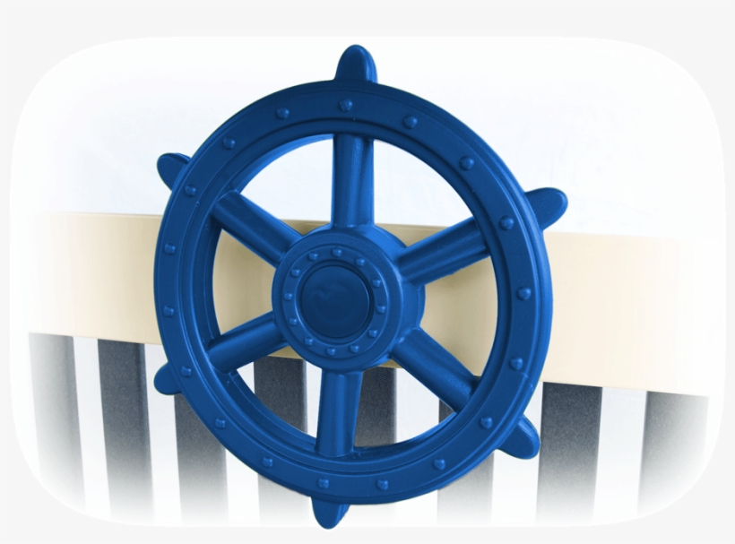 Blue Ship's Wheel - Yardcraft Ship Wheel Swing Set Toy, Green, transparent png