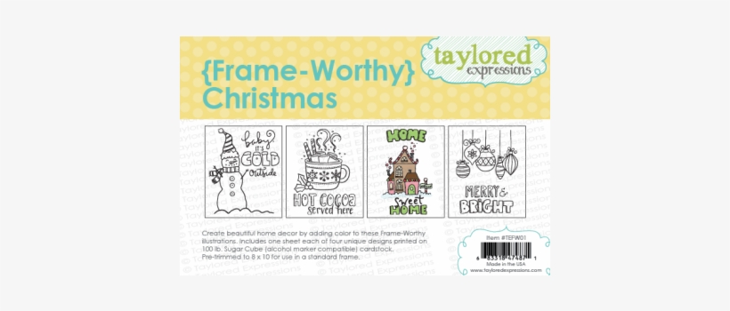{frame-worthy} Christmas - Taylored Expressions Eventful Holidays Cling Stamp, transparent png