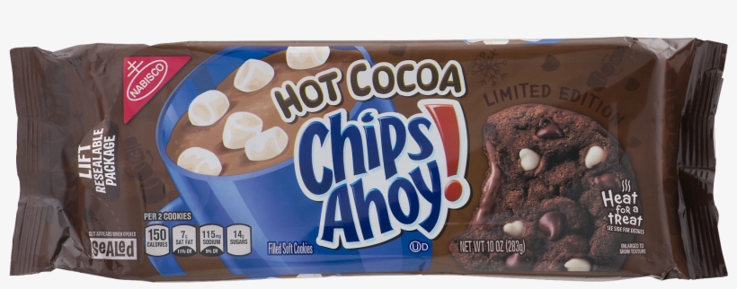 Holiday Hot Cocoa Cookies, - Christie Chips Ahoy Chewy, transparent png
