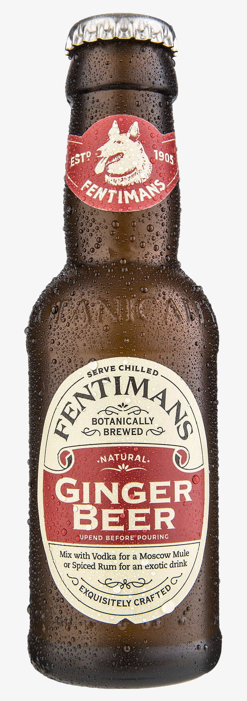 Fentimans Ginger Beer 125ml, transparent png