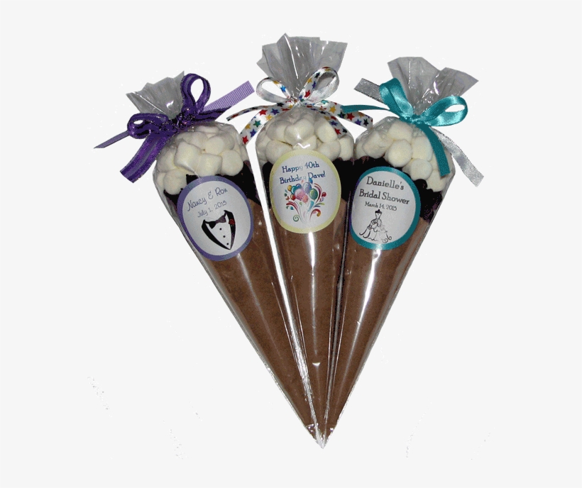 Hot Cocoa Favors - Bridal Shower Hot Chocolate Favours, transparent png