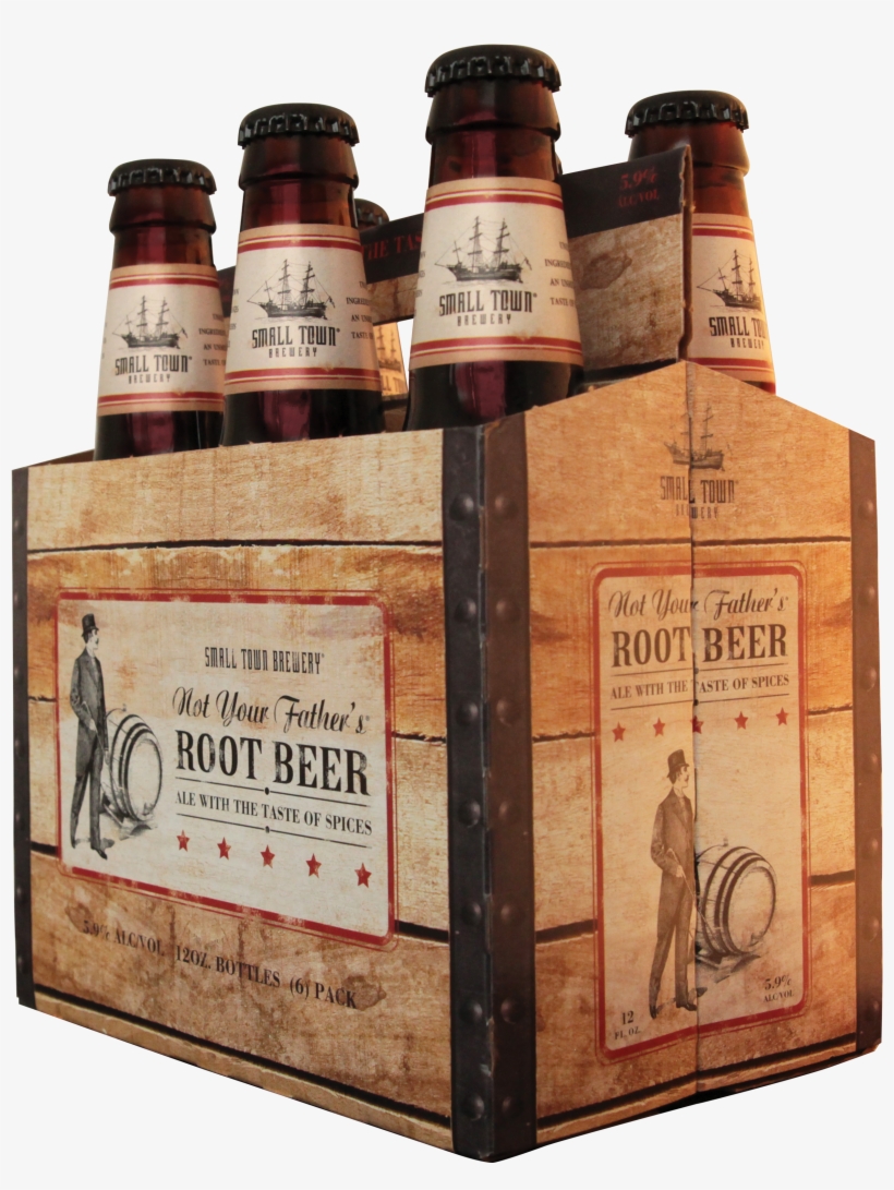 Not Your Father's Root Beer 6-pack - Small Town Brewery Not Your Father's Root Beer - 6, transparent png