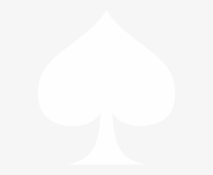 Playing Card Ace - White Spade Png, transparent png