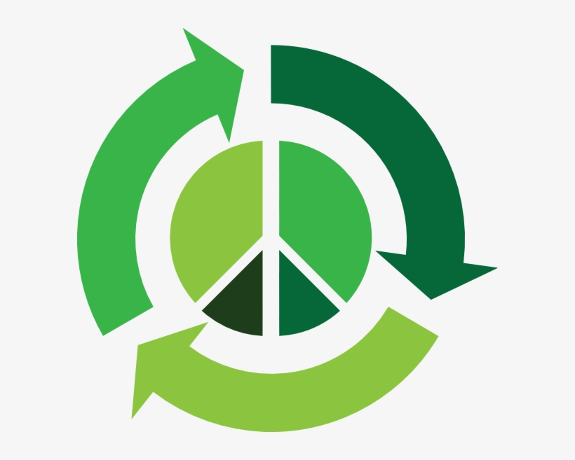 Recycle Peace Symbol, transparent png