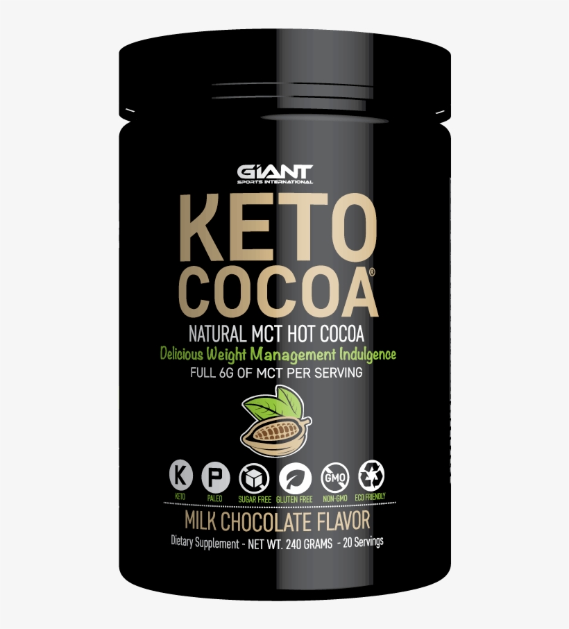 Keto Cocoa - Sugar Free Hot Chocolate With Mcts For, transparent png