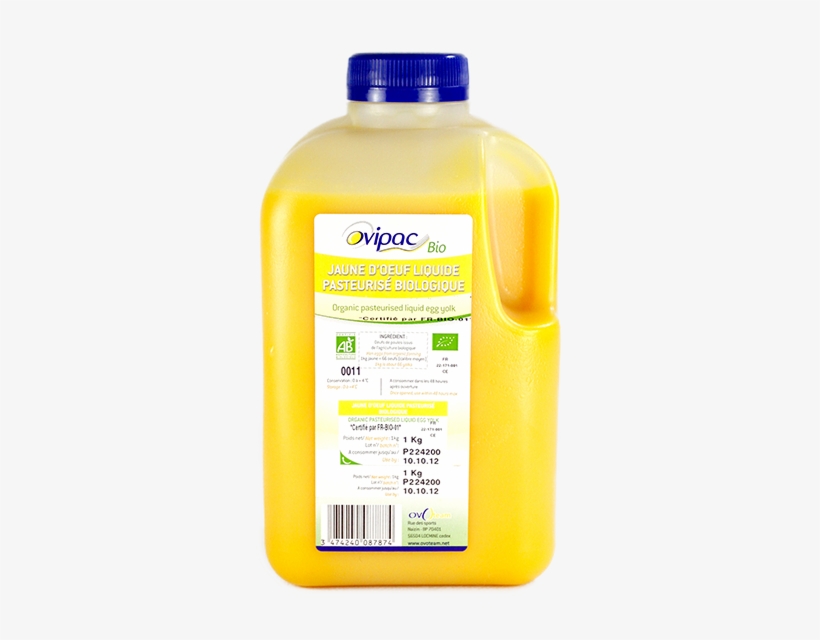 Organic Liquid Egg Yolk - Plastic Bottle, transparent png