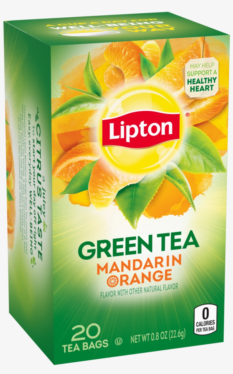 Lipton Green Tea Bags, Orange Passionfruit Jasmine 1500x1500 PNG Download PNGkit