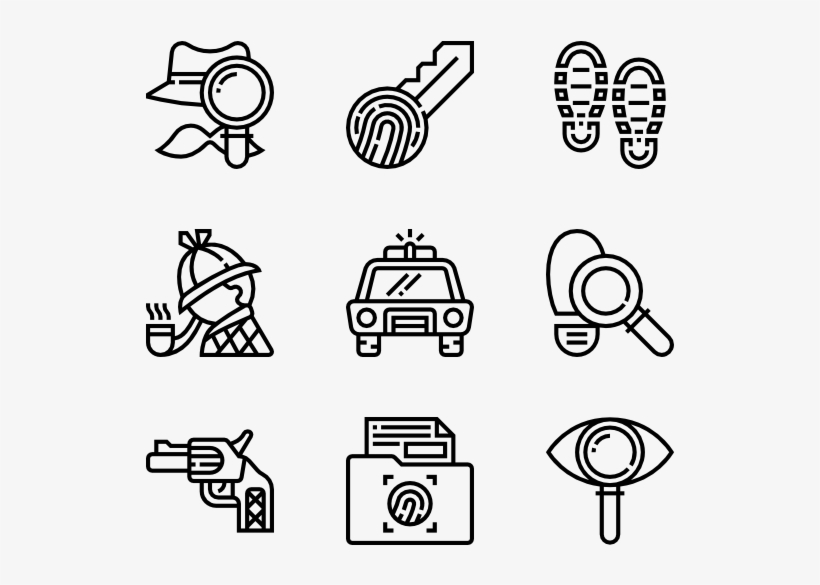 Detective - Food Icons Png, transparent png