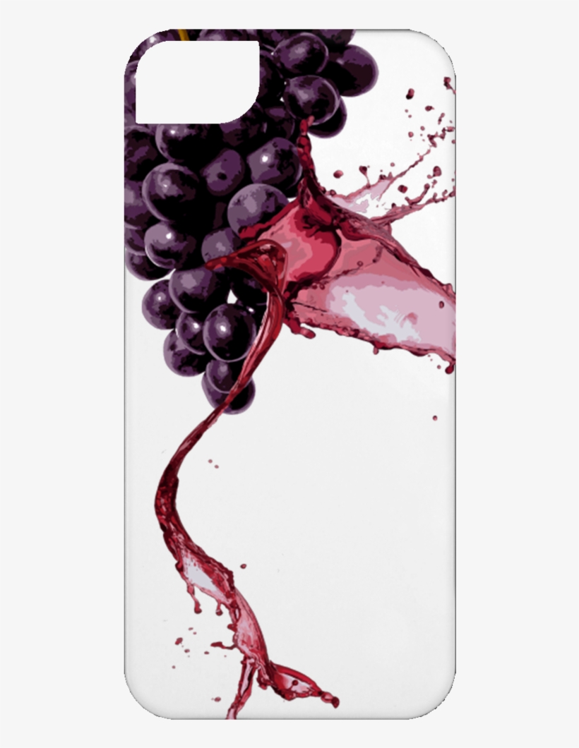Wine Splash Iphone Case - Concord Grape Png, transparent png