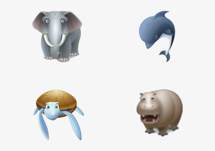 This Graphics Is Realistic Hand-painted Animal Icon - Icon, transparent png