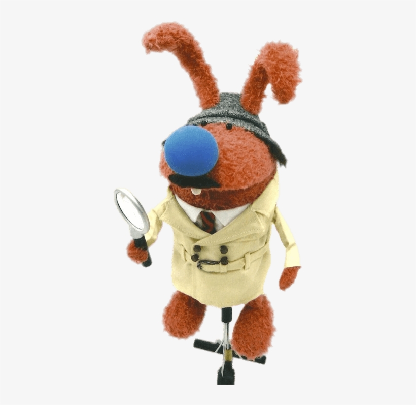 Bunnytown Detective Bunny - Stuffed Toy, transparent png