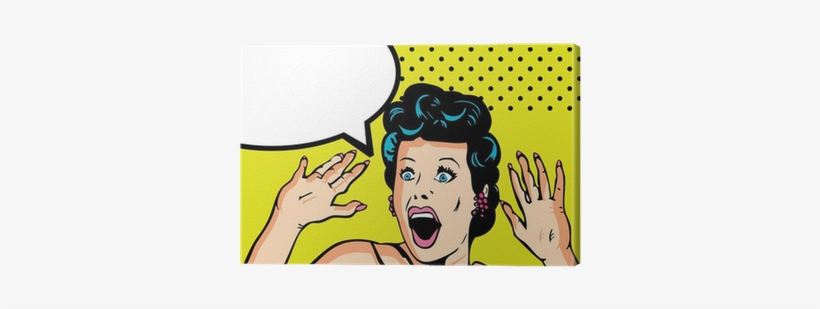 Comic Love Vector Illustration Of Surprised Woman Face - Oops, Did I Just Rool My Eyes Wall Calendar, transparent png