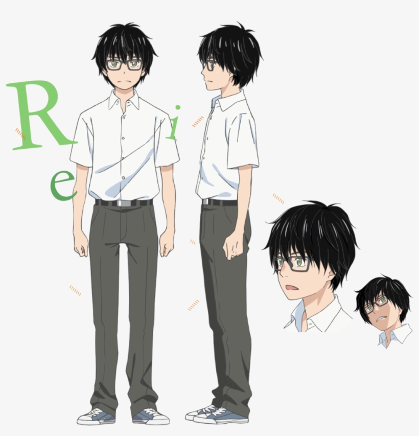Https - //rei - Animecharactersdatabase - Com/uploads/chars/11498- - 3 Gatsu No Lion Characters, transparent png