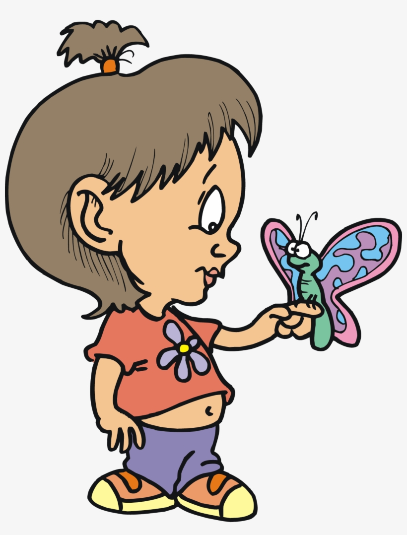 Png - - Free Cartoon Butterfly Character, transparent png