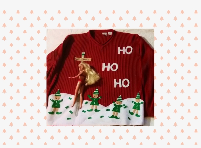 Santa's Hos, Christmas, Ugly Sweater - Funny Christmas Sweater Home Made, transparent png