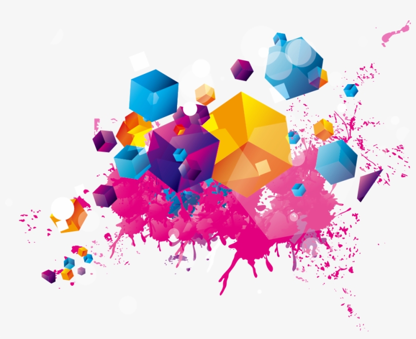Watercolor Painting Illustration - Splash Color Vector Png, transparent png