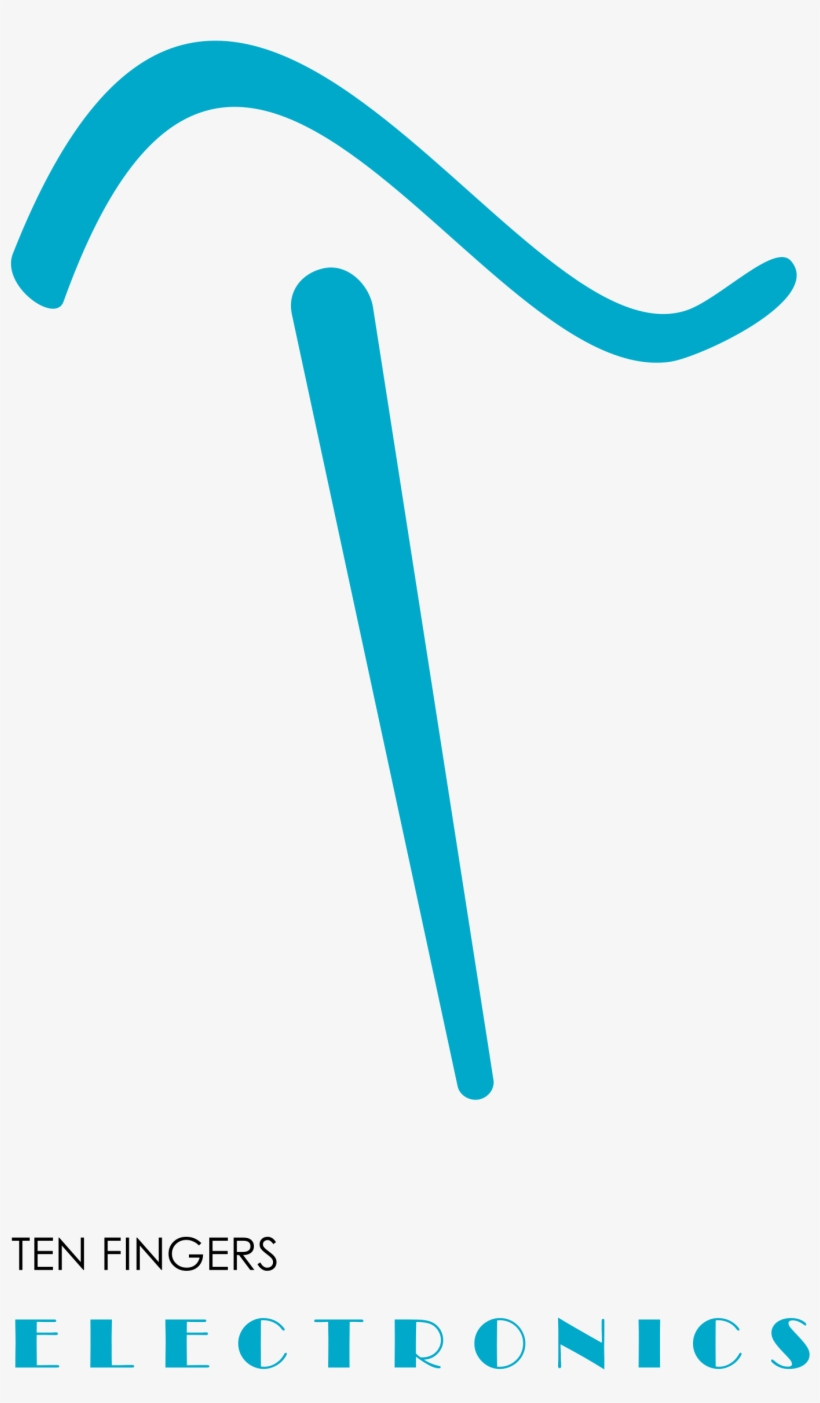 Ten Fingers Electronics Logo Png Transparent - Electric Blue, transparent png