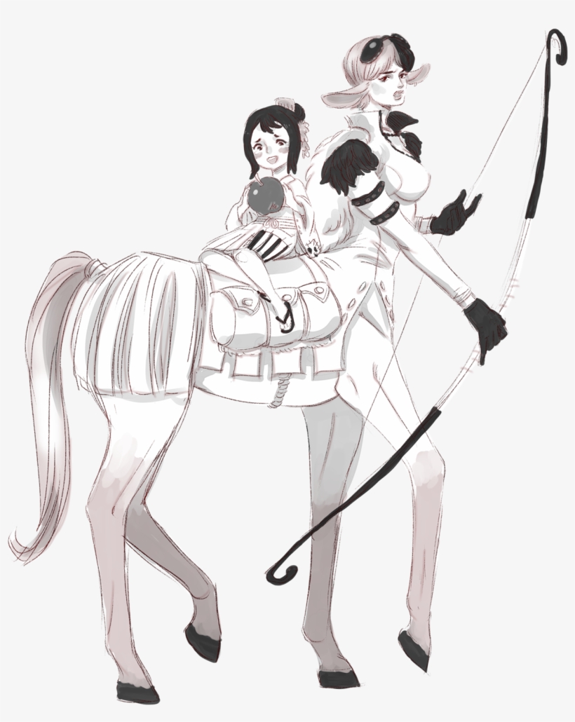 Redraw For Trying To Draw A Centaur Png Arrows Transparent - One Piece Speed Beast, transparent png