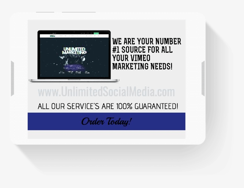 Vimeo Marketing - Display Device, transparent png