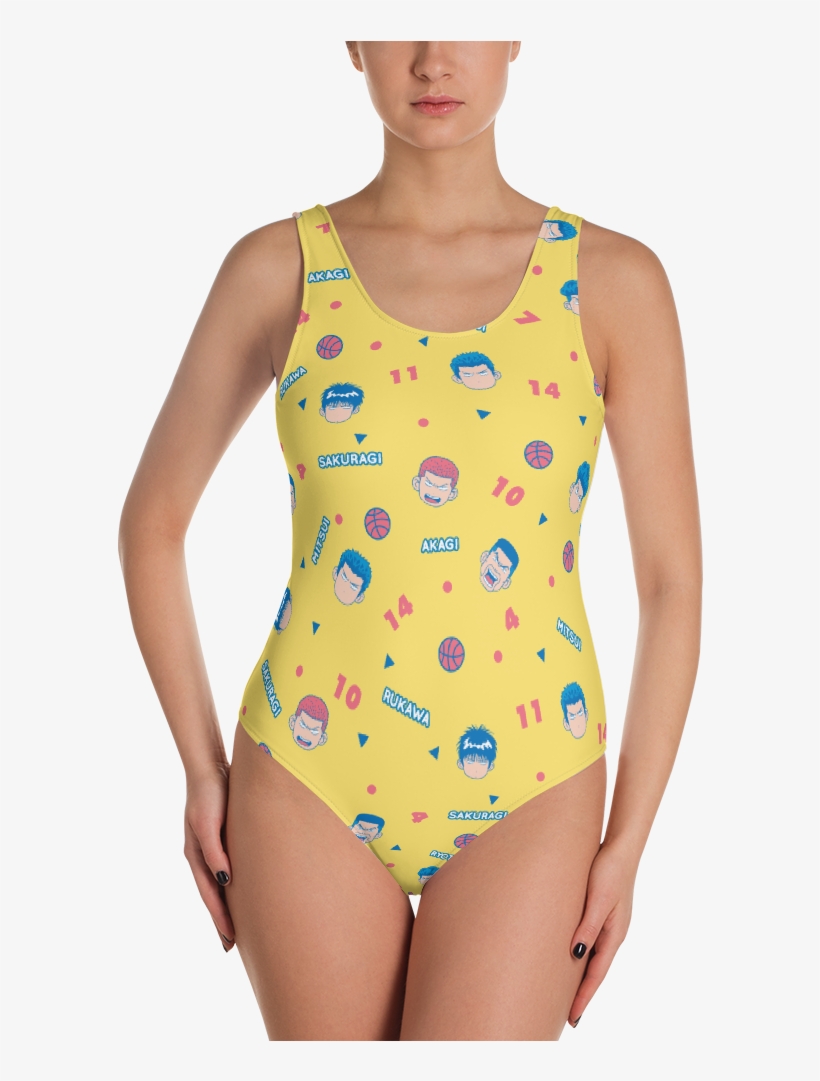 Slam Dunk - One-piece Swimsuit, transparent png