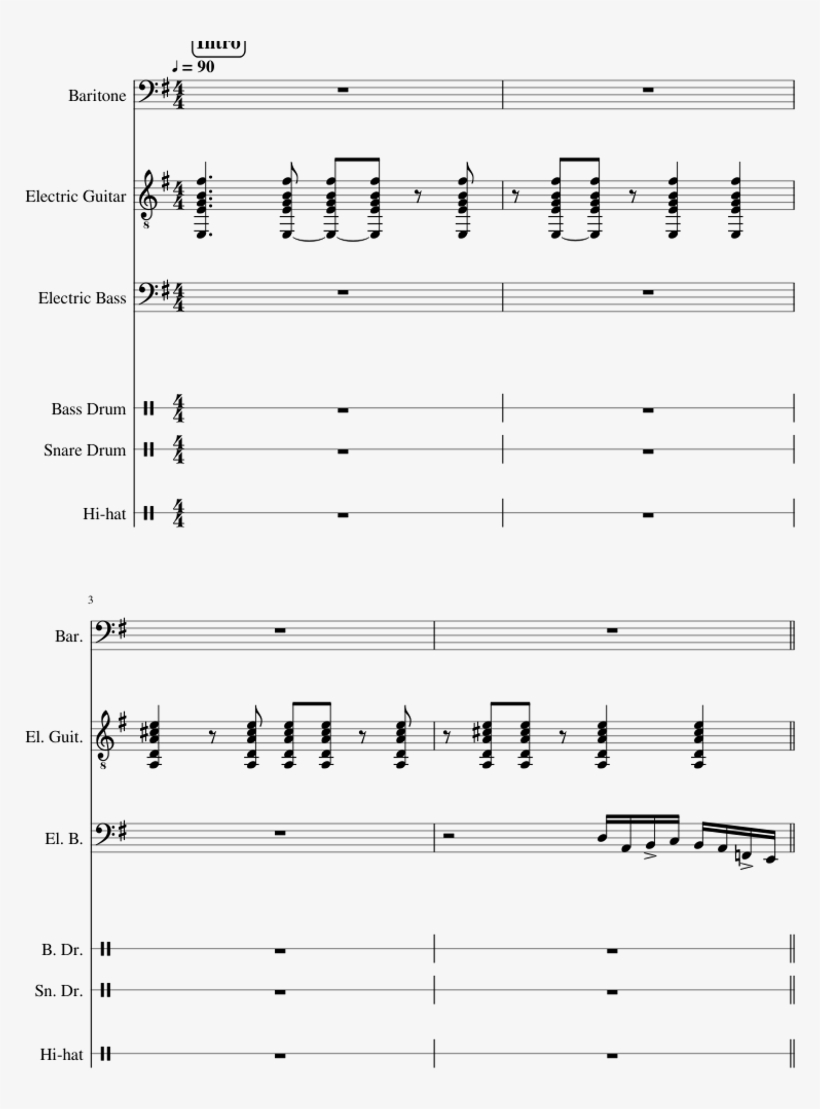 Meh - Sheet Music, transparent png