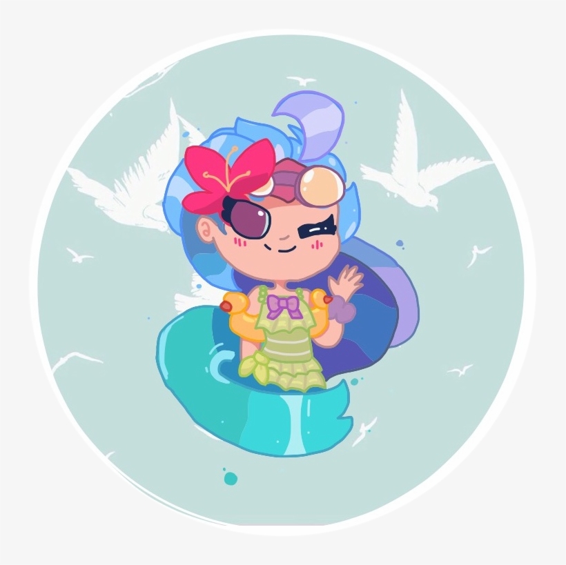 Pool Party Zoe By Kauroi - Cartoon, transparent png