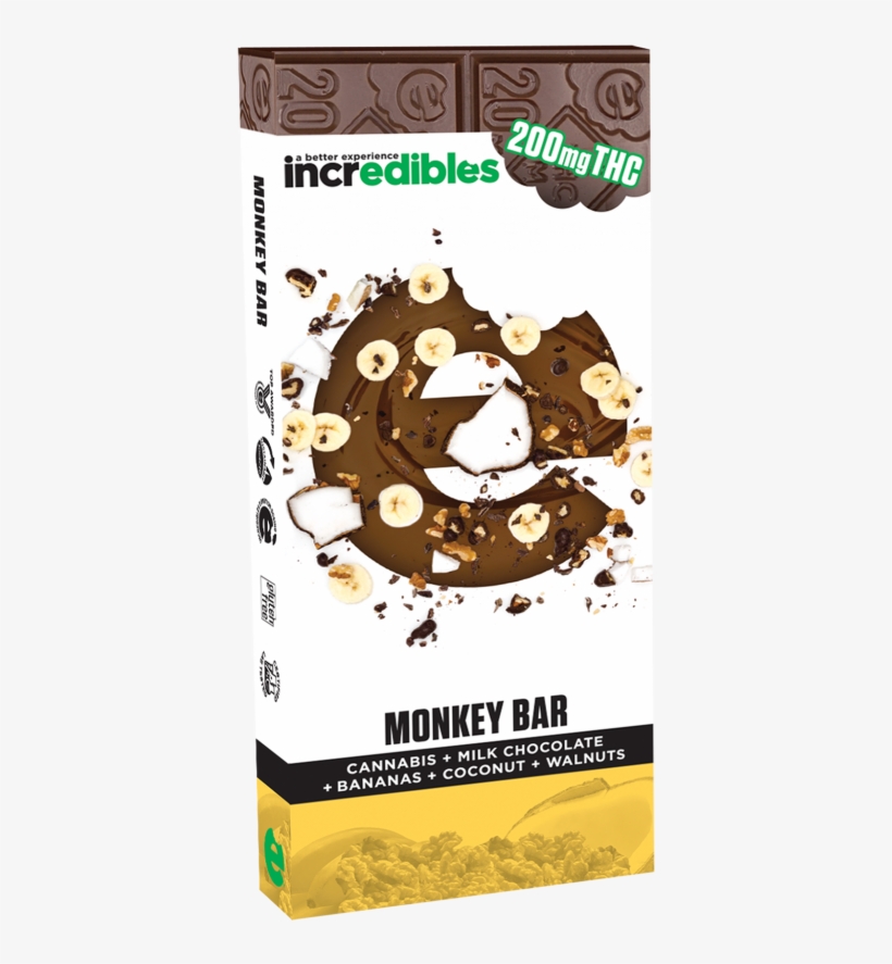 Incredibles Monkey Bar 100mg, transparent png