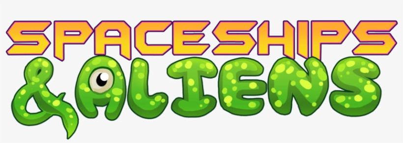 Spaceships Aliens Logo 4k, transparent png
