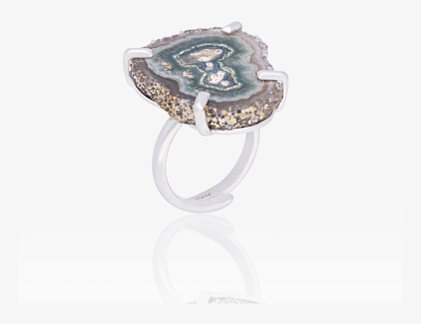 Amethyst Stalactite Sterling Silver Ring - Pre-engagement Ring, transparent png