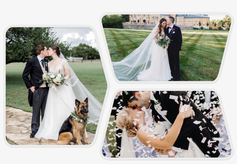 About Us Collage - Bride, transparent png
