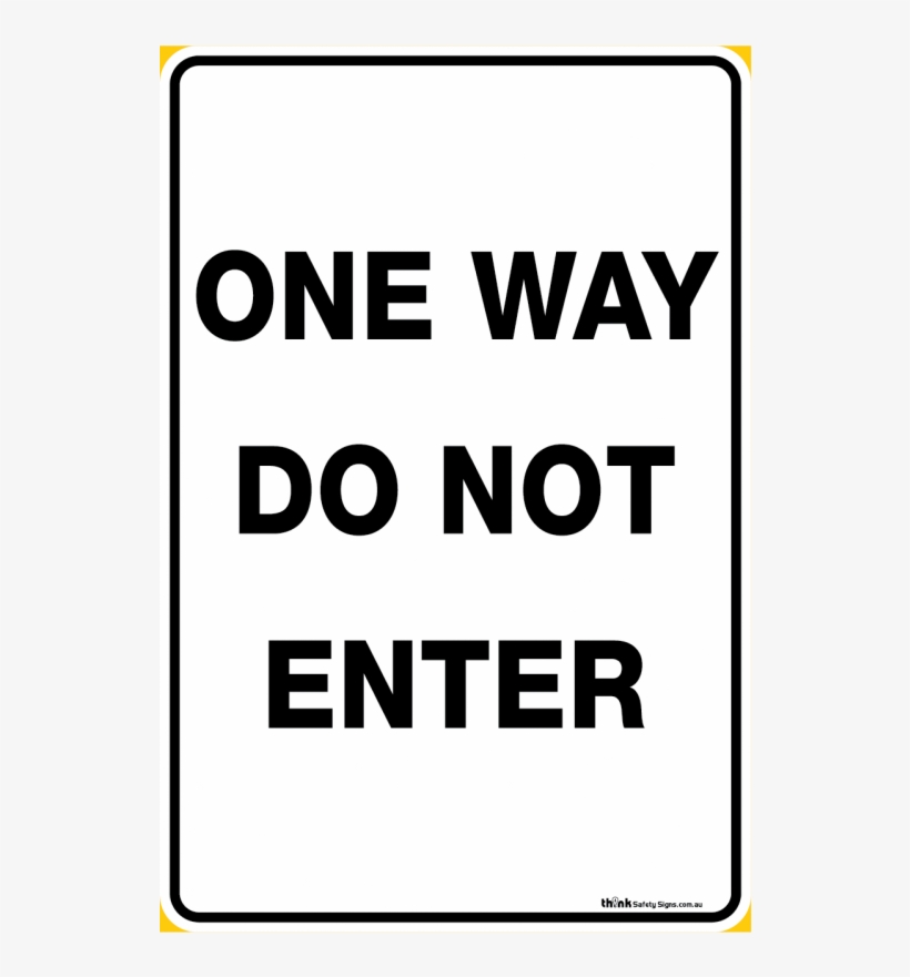 Parking One Way Do Not Enter - Wabco Vehicle Control Systems, transparent png