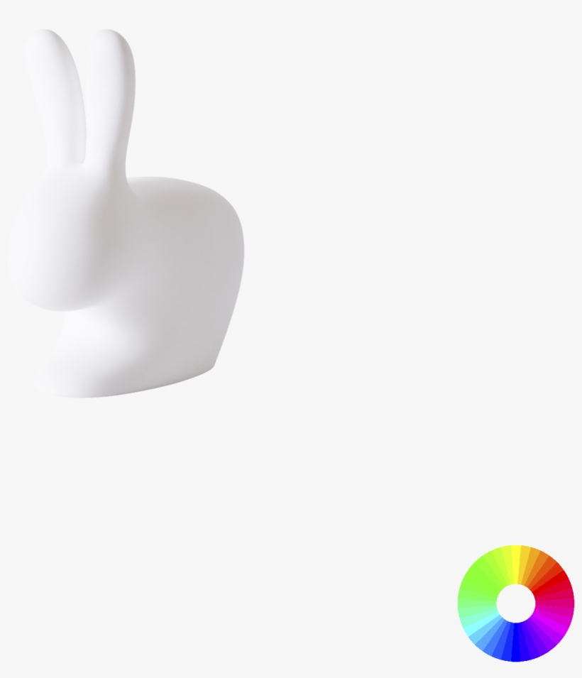 01 Qeeboo Rabbit Lamp Xs By Stefano Giovannoni - Rabbit, transparent png