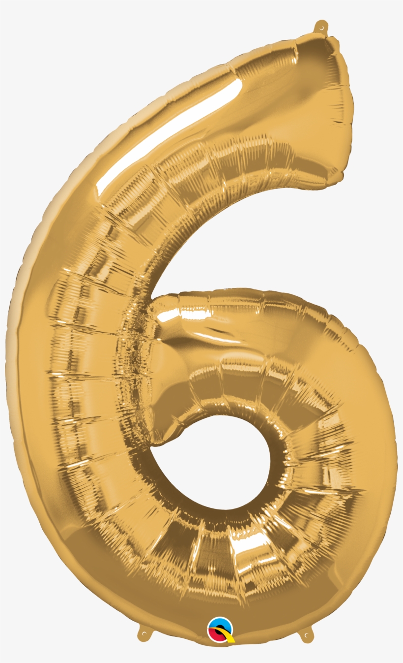 Silver Foil Six Balloon, transparent png