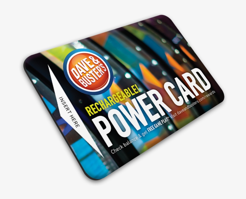 Always Swipe Your Power Card® Dave Buster S 700x586 PNG Download