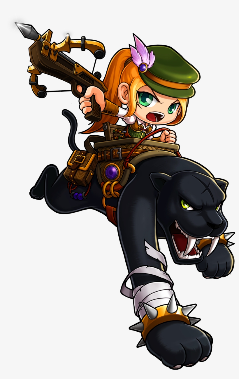 Wild Hunter Female Wild Hunter, Character Sheet, - Maplestory Wild Hunter, transparent png
