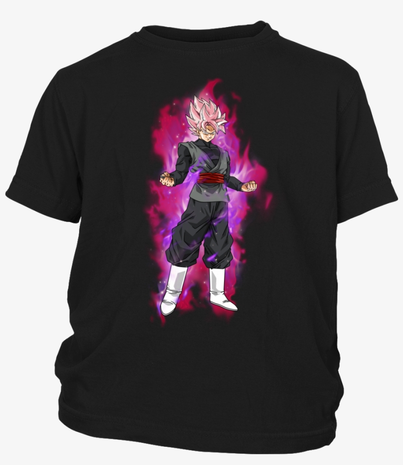 Black Goku Super Saiyan Rose T Shirt, transparent png